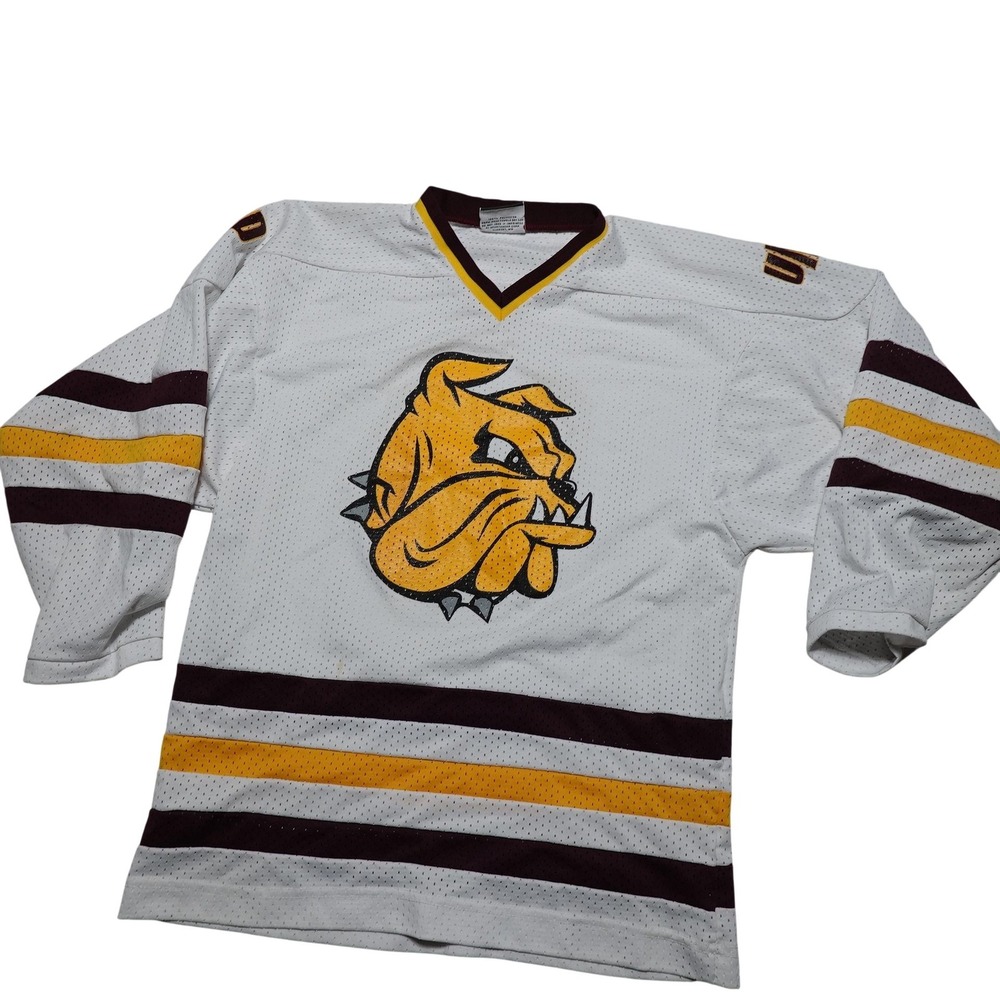 Vintage Minnesota Duluth Bulldogs Jersey Mens M NCAA Ice Hockey K1 Sportswear